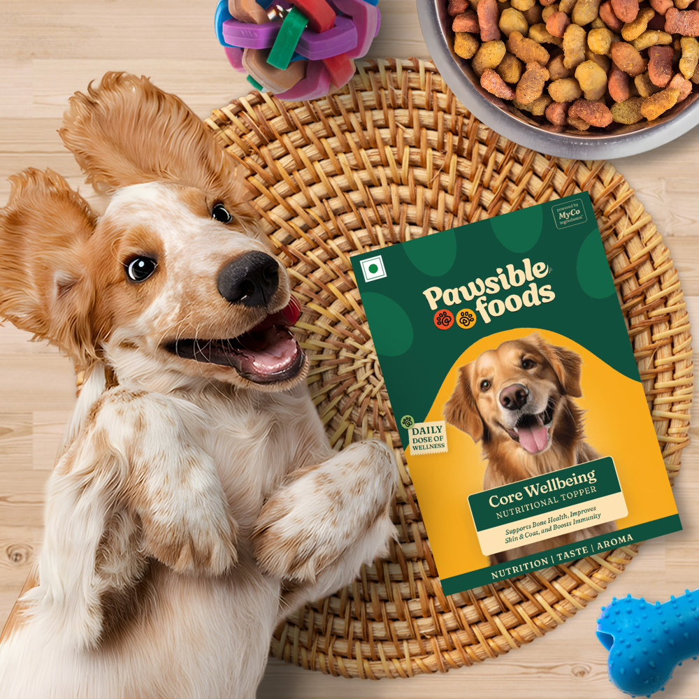 Pawsible Foods Core Wellbeing Nutritional Topper for Dogs | Vegetarian Taste & Nutritional Supplement