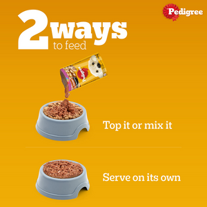 Pedigree Chicken Chunks in Gravy Pouch Puppy Dog Wet Food (130g)