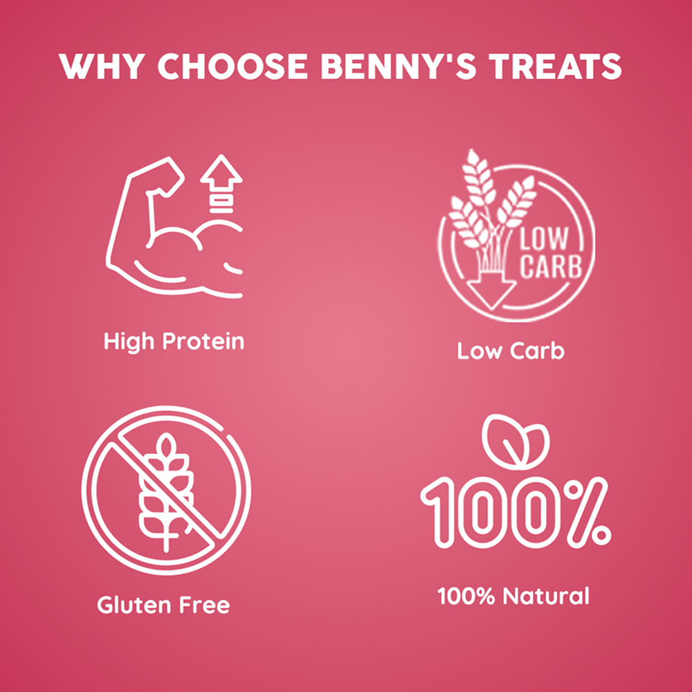 Bennys Bowl Chicken and Strawberry Jerky Dog Treats Dog Treats + Others Bennys Bowl