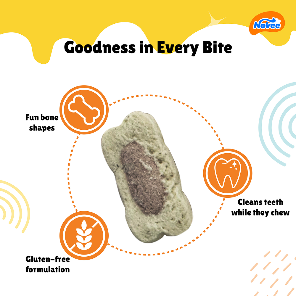 Novee Joint and Bone Support Cookie Dog Treats Dog Treats + Others Novee