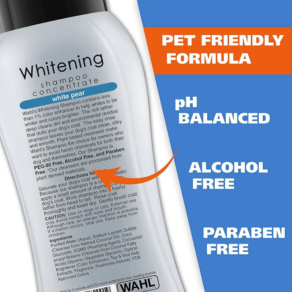 Wahl Whitening Shampoo for Dogs Dogs-Grooming Supplies Wahl