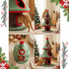 Furrlovers Christmas Tree Multi Level Cat Tower with Condo Hideouts & Scratching Posts(Green) Cats-Toys Furrlovers Dropship