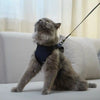 Skatrs Harness with Leash for Cats (Dark Blue) Cats-Collar, Leashes, harnesses Skatrs L