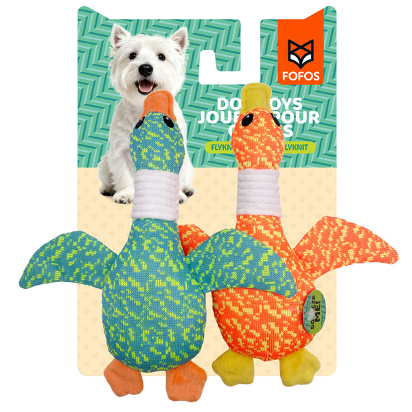 Fofos Duck Flyknit Toy for Dogs