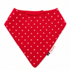 Pawgypets Star Denim Cap and Bandana Set for Dogs and Cats (Red) Both-Clothing & Accessories Pawgypets Dropship