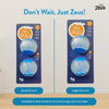 Zeus Squeaker & Glow DUO Ball for Dogs (Blue) Dogs-Toys Zeus