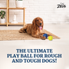 Zeus Tpr Encased Tennis Ball Toy for Dogs (Blue & Yellow)