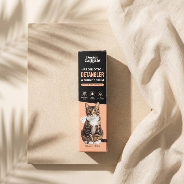 Doctor Catlittle Probiotic Detangler and Shine Serum for Cats