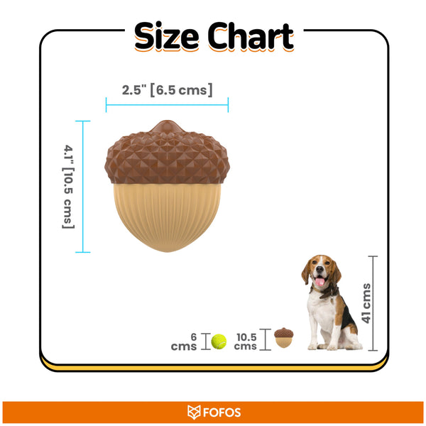 Fofos Harvest Acorn TPR Toy for Dogs