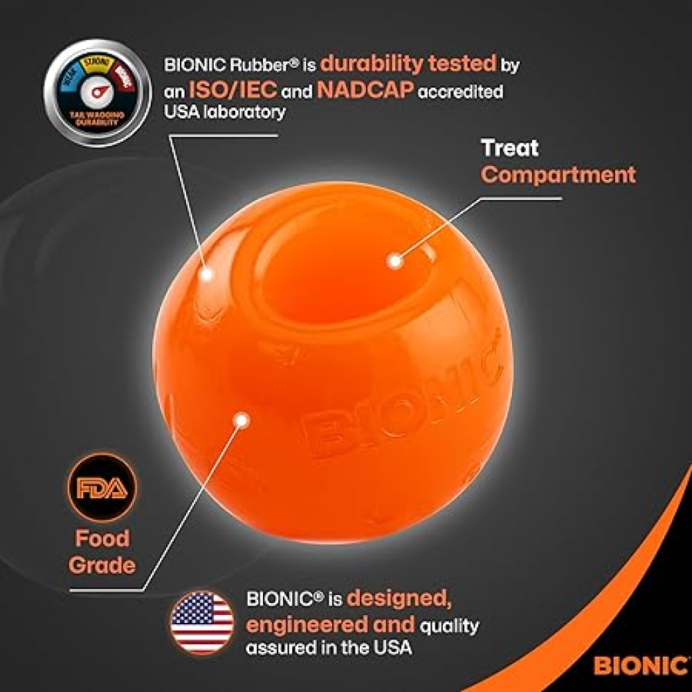 Bionic Ball Toy for Dogs (Orange) Dogs-Toys Bionic