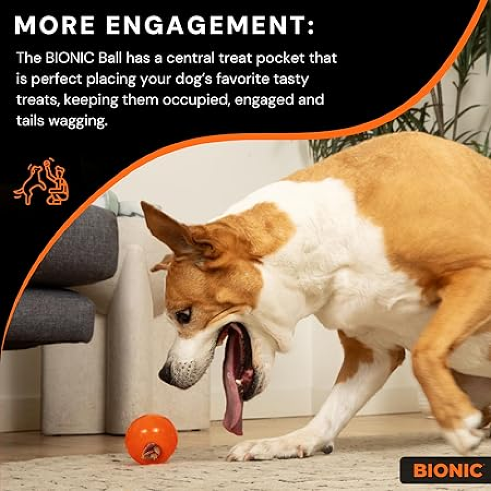 Bionic Ball Toy for Dogs (Orange) Dogs-Toys Bionic