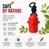 Talking Dog Club Sturdy Fire Hydrant Rubber & Rope Toy for Dogs (Red) Dogs-Toys Talking Dog Club Dropship