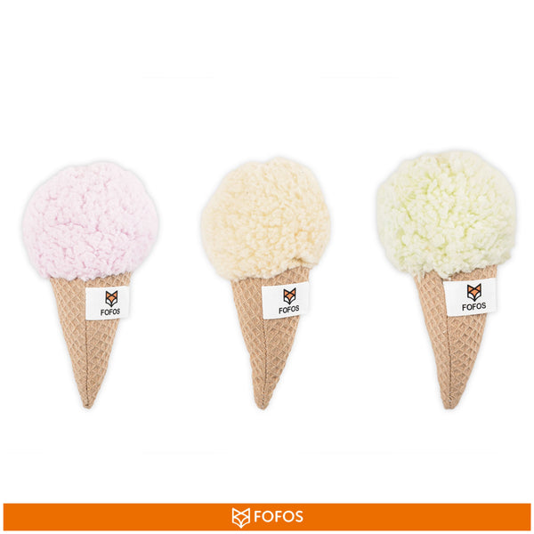 Fofos Ice Cream Shaped Toy for Dogs