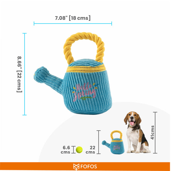 Fofos Watering Can Shaped Garden Toy for Dogs