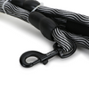 Basil Rope Leash for Dogs (Black/Gray) Both-Collar, Leashes, harnesses Basil