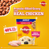Pedigree Adult Dog Food Combo |Meat & Rice Dry & Chicken & Liver Wet