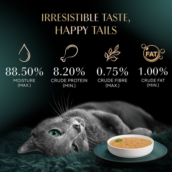 Sheba Soup with Tuna Adult Cat Wet Food