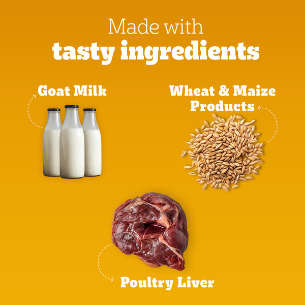 Pedigree Goat Milk Tasty Jerky Dog Treats