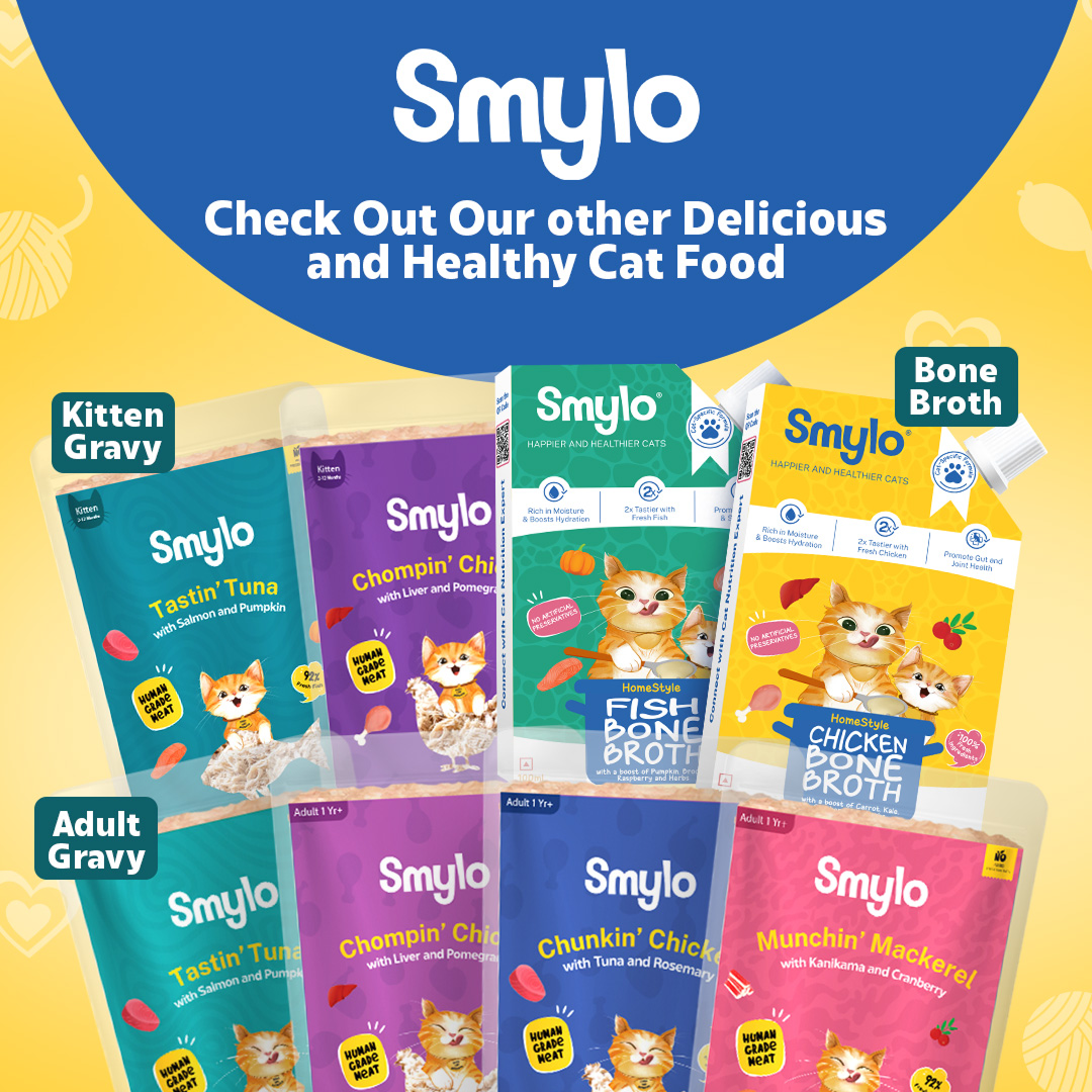 Smylo Kitten Trial Box, Tuna & Chicken, Fresh & No-Preservative Wet Cat Food Cats-Wet Food Smylo