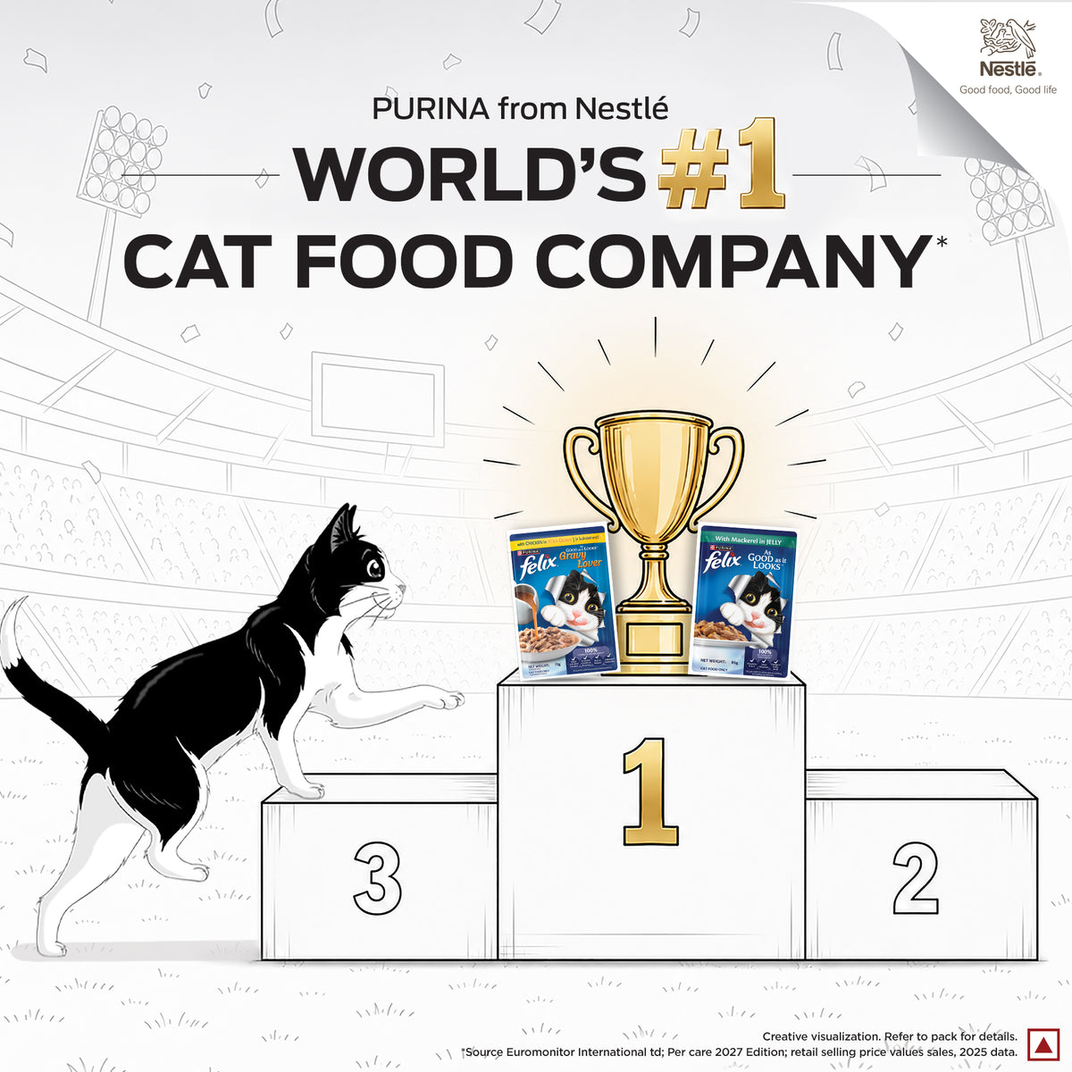 Purina Felix with Mackerel in Jelly Complete and Balanced Adult Cat Wet Food Cats-Wet Food Felix