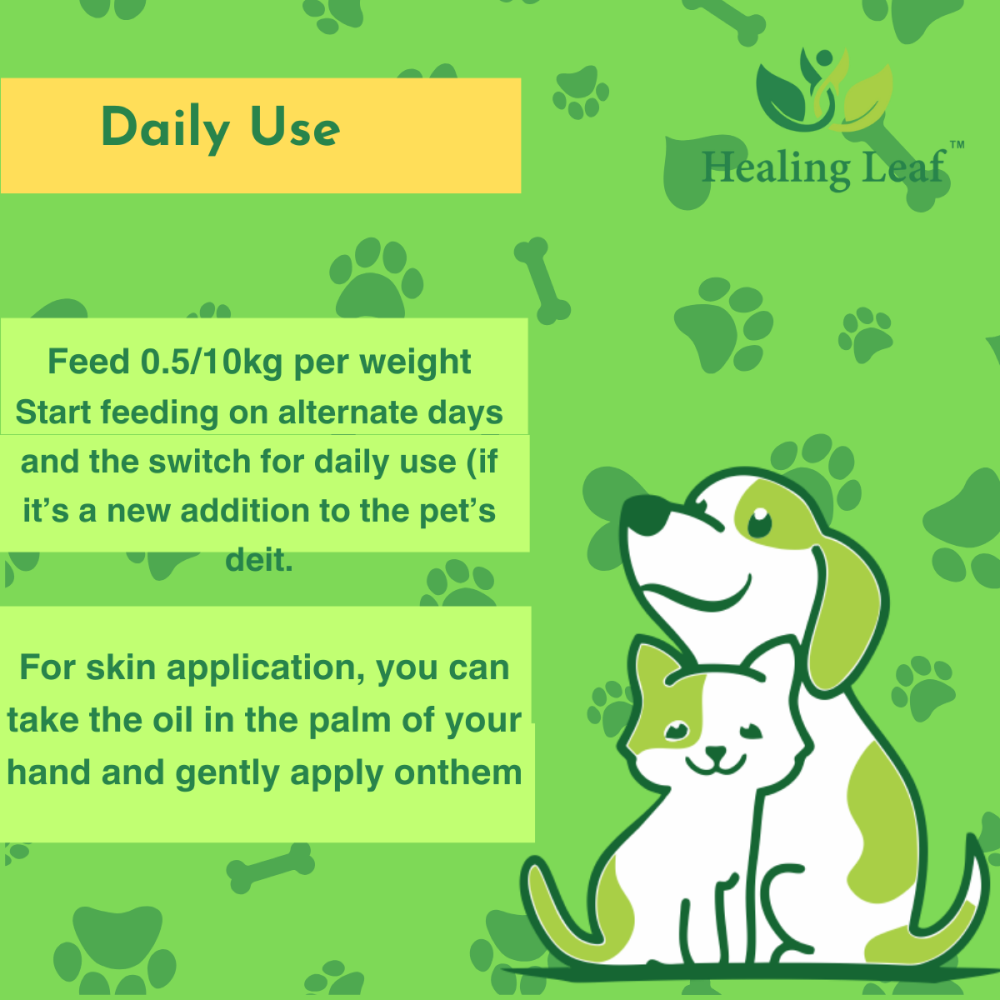 Healing Leaf Hemp Oil for Dogs and Cats (Limited Shelf Life) Both-Health & Wellness Healing Leaf