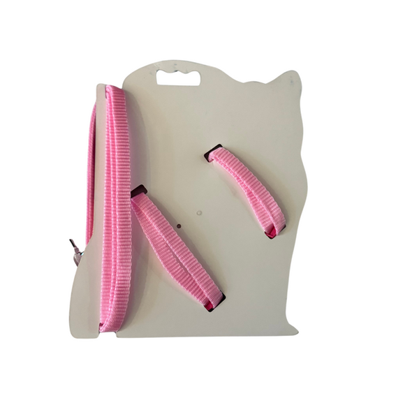 Healing Leaf Angle Soft Harness for Cats (Pink)