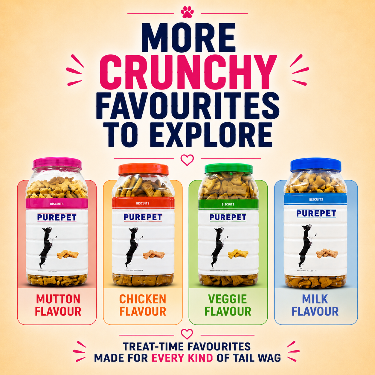 Purepet Mutton Flavour Real Chicken Biscuit Dog Treats Dog Treats + Others Purepet