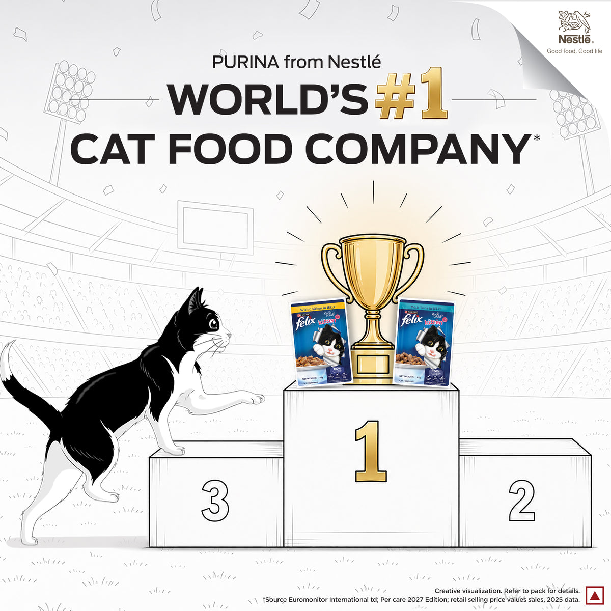 Purina Felix with Tuna in Jelly Complete and Balanced Kitten Wet Food Cats-Wet Food Felix