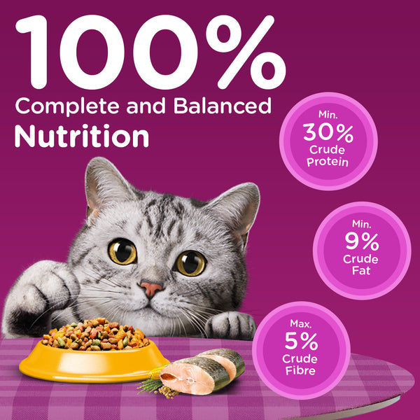 Whiskas Rohu Fish Flavour Adult Cat Dry Food