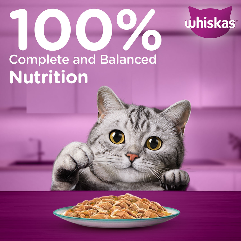 Whiskas Chicken With Salmon Wakame Seaweed in Gravy Tasty Mix Adult Cat Wet Food Cats-Wet Food Whiskas