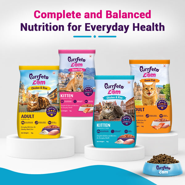 Purrfeto.com Chicken and Rice Kitten Cat Dry Food