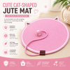 Talking Dog Club Rope Scratching Mat for Cats (Pink) Cats-Toys Talking Dog Club Dropship