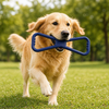 Talking Dog Club Sturdy Infinity Pull Natural Rubber Chew Toy for Dogs (Blue) Dogs-Toys Talking Dog Club Dropship