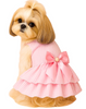 KUTKUT Princess Tutu Striped Dress for Small Breed Dogs & Cats (Pink) Dogs-Clothing & Accessories KUTKUT Dropship
