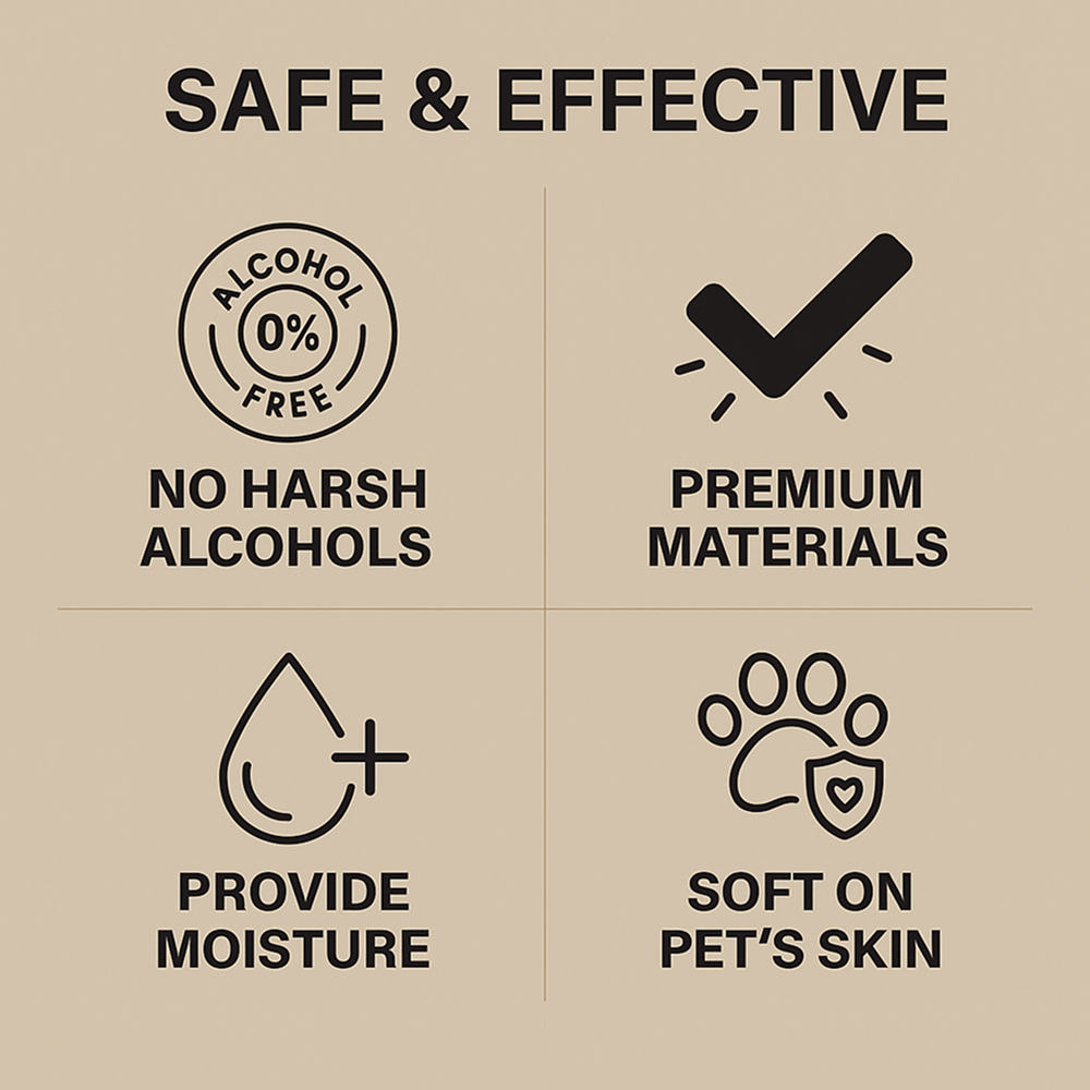 Talking Dog Club Pet Grooming Unscented Wipes for Dogs and Cats Both-Grooming Supplies Talking Dog Club Dropship