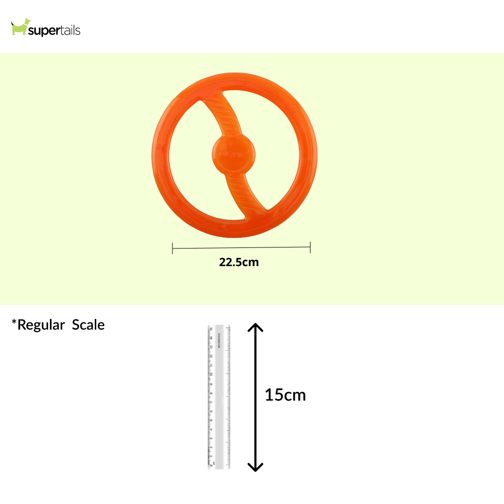 Bionic Toss N Tug Ring Toy for Dogs (Orange) Dogs-Toys Bionic