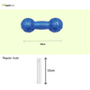 Nerf Bash EXO Micro Squeak Barbell Toy for Dogs (Blue/Green)