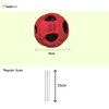Nerf Bash Transparent TPR Classic Squeak Ball Toy for Dogs (Red) Dogs-Toys Nerf