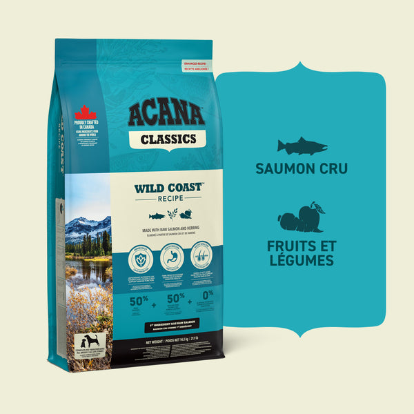 Acana Classic Wild Coast Dog Dry Food (All Breeds)