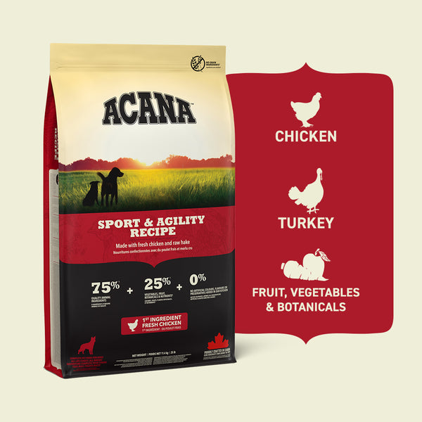 Acana Sports & Agility Dog Dry Food (All Breeds)