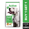 Active All Breed 100% Veg Dog Dry Food (Buy 1 Get 1) Dogs- Dry Food Active 5kg+5kg