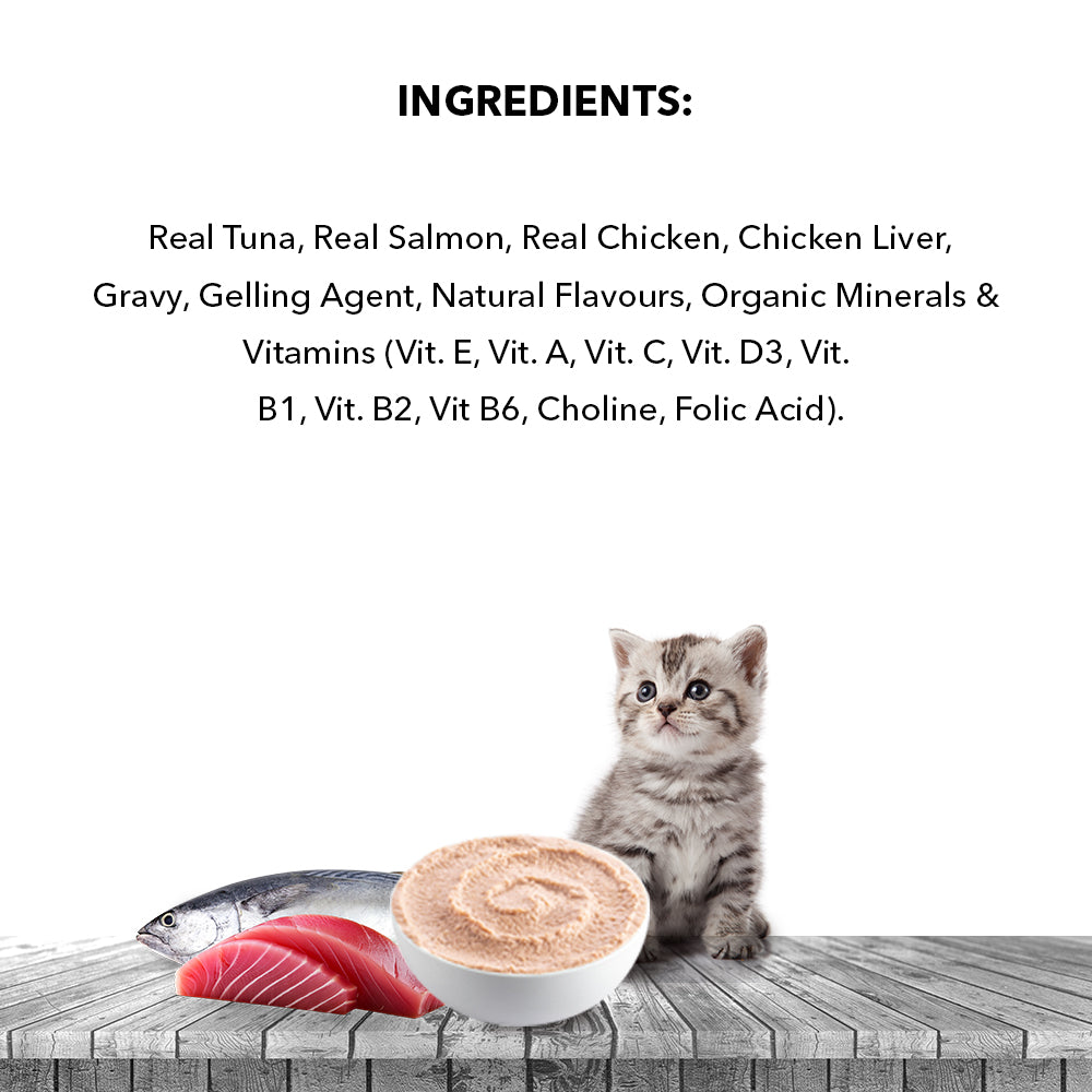 Active Real Tuna Fish in Gravy Kitten Cat Wet Food (Buy 1 Get 1) Cats-Wet Food Active