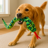 Talking Dog Club XL Cobra Rattle Plush Toy for Dogs (Green) Dogs-Toys Talking Dog Club Dropship
