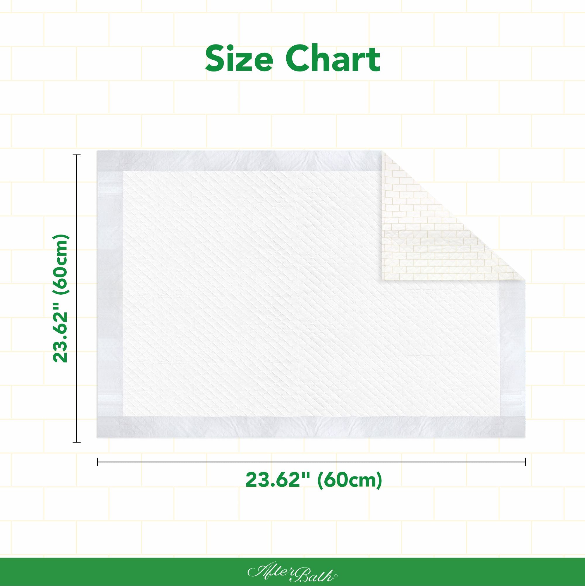 Afterbath SuperDry Training Pads for Dogs & Cats (60x60cm) Both-Health & Wellness Afterbath
