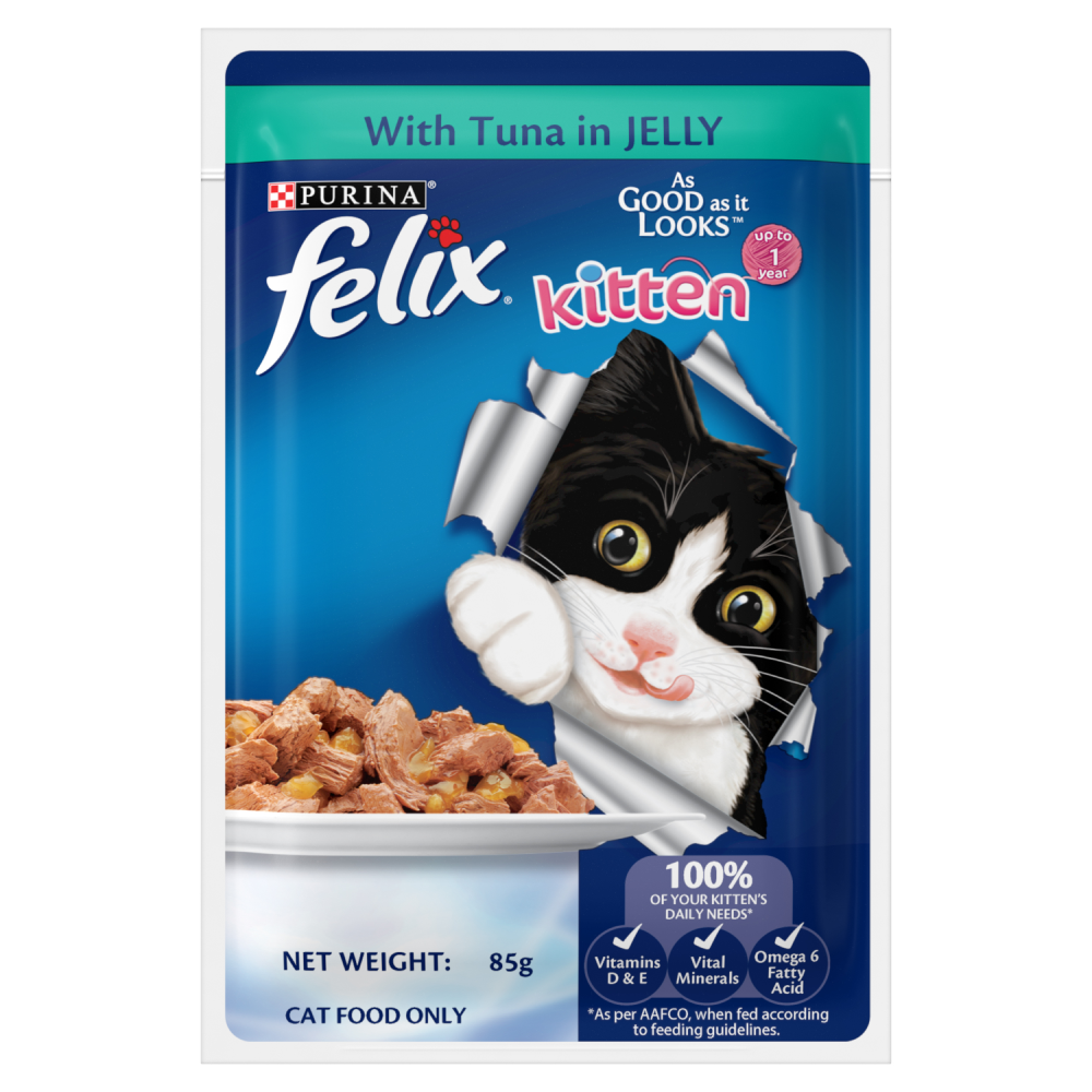 Purina Felix Tuna with Jelly Kitten Wet Food