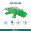 Zippy Paws Alvin the Alligator Grunterz Plush Toy for Dogs Dogs-Toys Zippy Paws