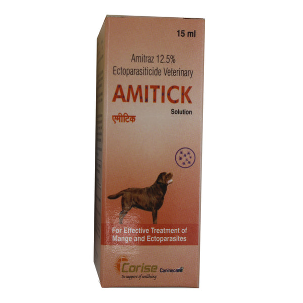 Corise Amitick Amitraz 12.5% Solution for Dogs