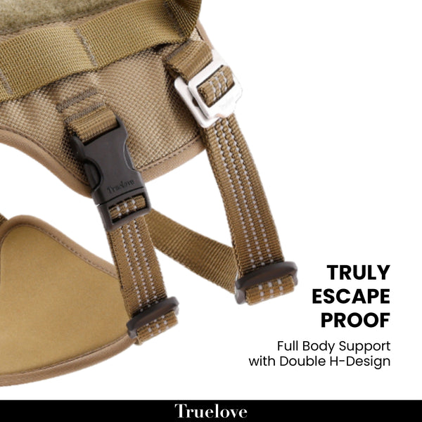 Truelove Escape Proof Harness for Dogs (Army Green)