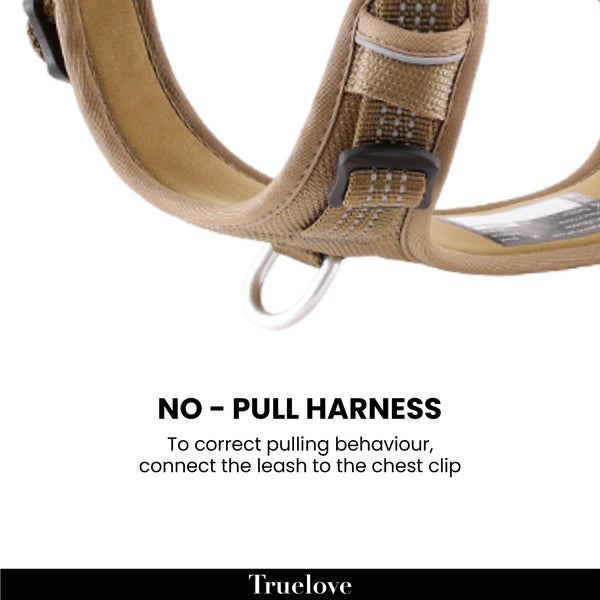 Truelove Escape Proof Harness for Dogs (Army Green)