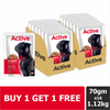 Active Real Chicken & Chicken Liver Chunks in Gravy Puppy Dog Wet Food (Buy 1 Get 1) Dogs-Wet Food Active 560g+560g